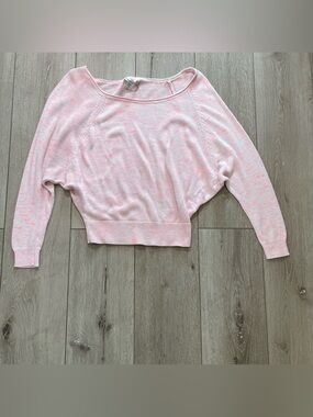 American Eagle Outfitters Pink Long Sleeve Pullover Sweater